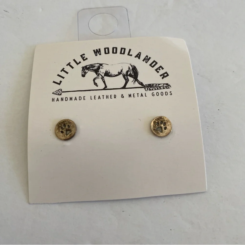 LITTLE WOODLANDER Silver Feather Hair Pins Bobby Pin 2 pc. Woodlands Nature